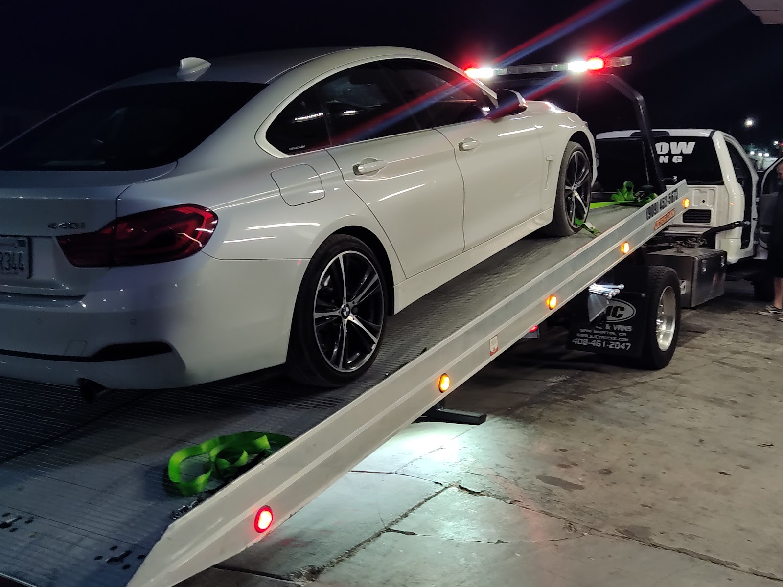 Bestow Towing equipment and team