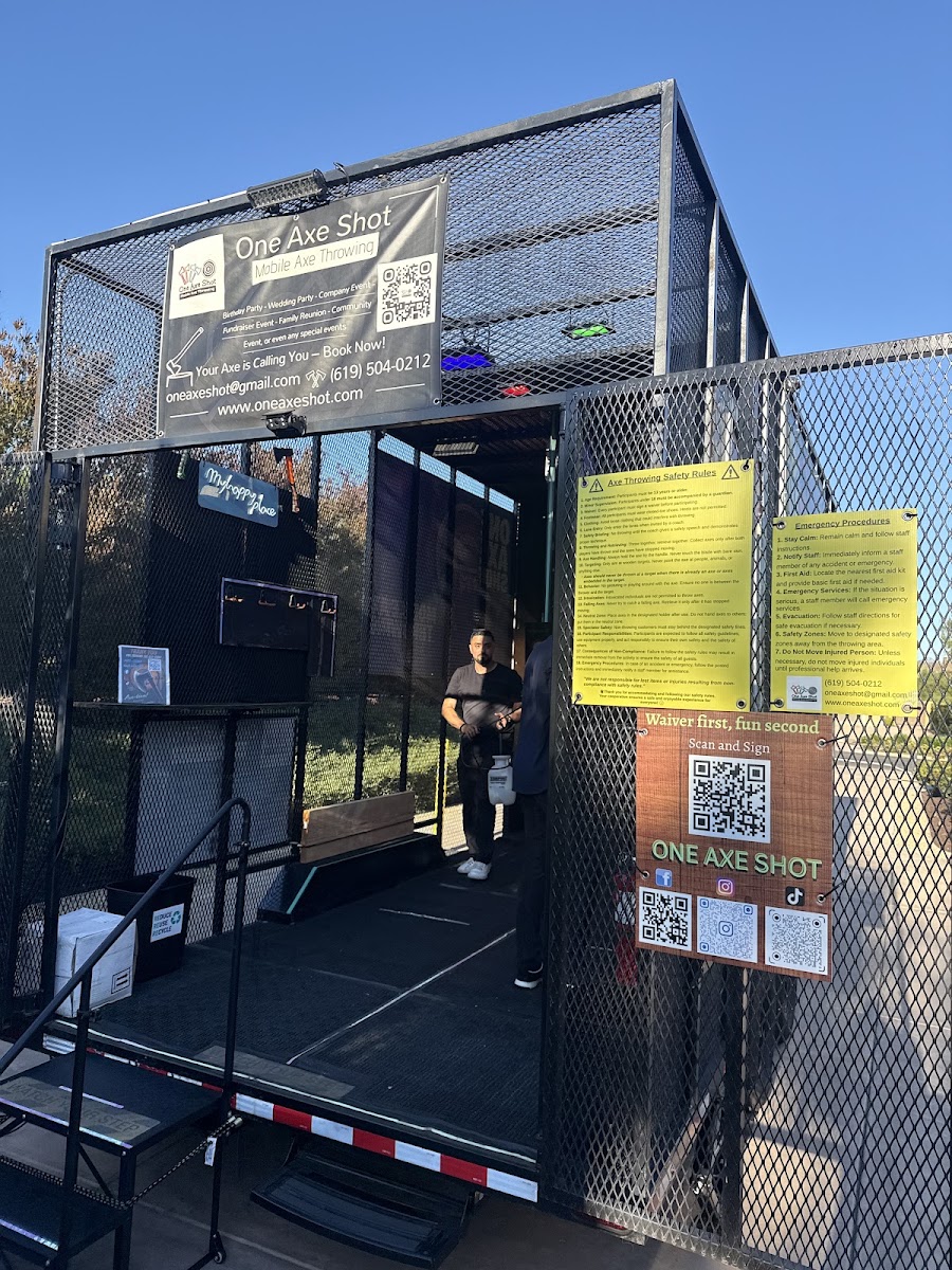 One Axe Shot SD — Party Equipment Rental Service serving Santee